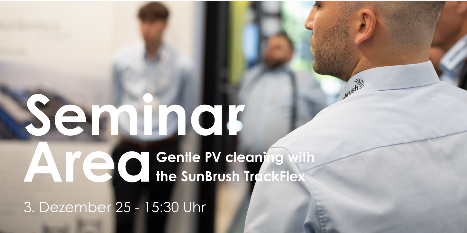Erfahren Sie mehr über schonende PV-Reinigung auf der Solar Solutions Düsseldorf!
